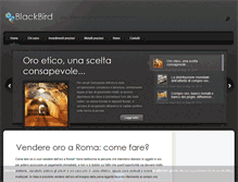 Tablet Screenshot of blackbirdblog.it